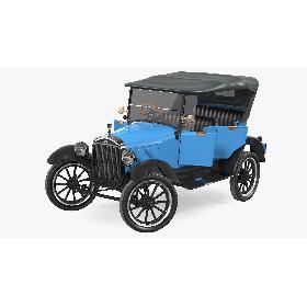 Ford Model T Rigged 3D model